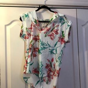 floral blouse